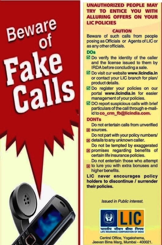 insurance fraud calls, 